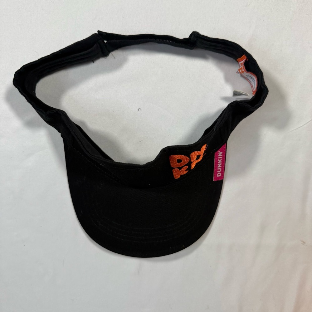DNKN Donuts Halo Black Visor with Vibrant Orange Logo - Picture 8 of 9